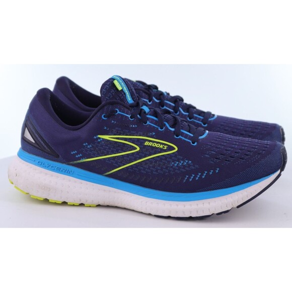 Brooks Glycerin 19 Men\'s Comfort Running Shoes Size 13 D Blue main image 8